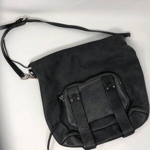 She + Lo Black Next Chapter Crossbody Hobo Bag